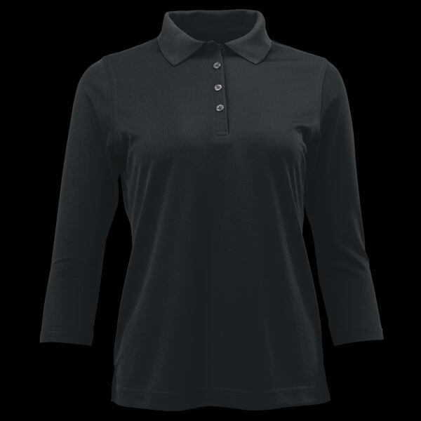 Women's Lady Palm Three-Quarter Sleeve Polo Thumbnail