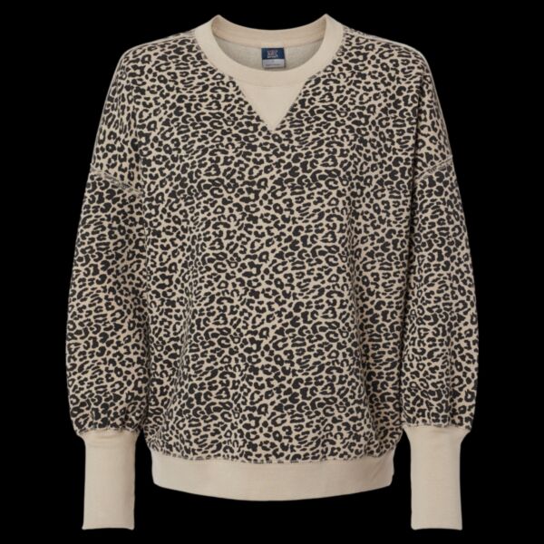 Women's Sueded Fleece Crewneck Sweatshirt Thumbnail