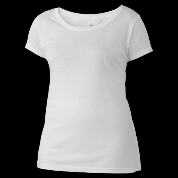 Women's Poly-Rich Scoop Neck T-Shirt Thumbnail