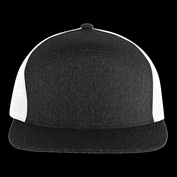 Heather 6-Panel Arch Trucker Snapback Cap Thumbnail