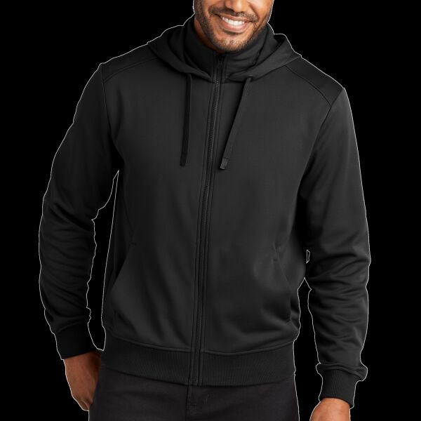 Smooth Fleece Hooded Jacket Thumbnail