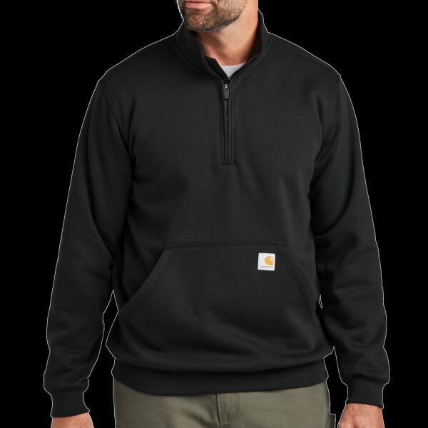 Midweight 1/4 Zip Mock Neck Sweatshirt Thumbnail
