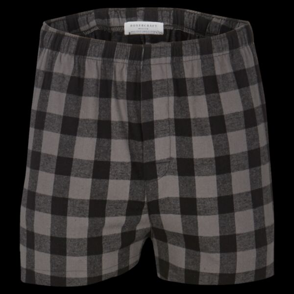 Men's Double Brushed Flannel Boxers Thumbnail
