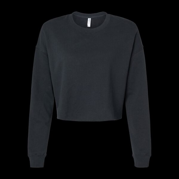 Women's Lightweight Crop Crewneck Sweatshirt Thumbnail