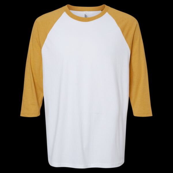 Unisex CVC Three-Quarter Sleeve Tee Thumbnail