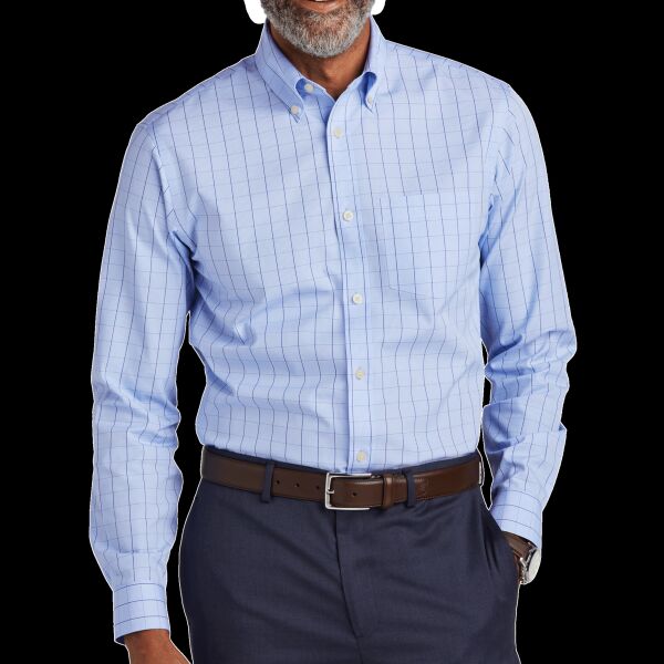 Wrinkle Free Stretch Patterned Shirt Thumbnail