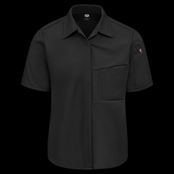 Women's Poplin Airflow Cook Shirt with OilBlok Thumbnail