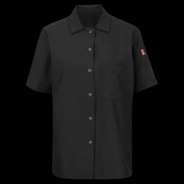 Women's Mimix™ Short Sleeve Cook Shirt with OilBlok Thumbnail