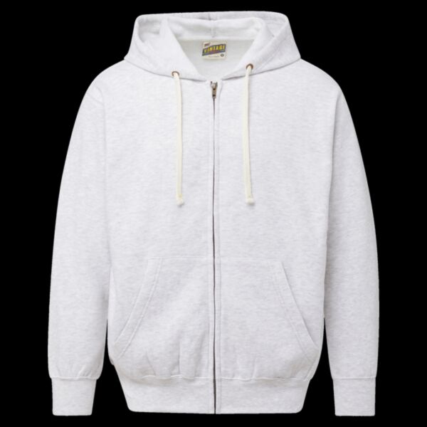 Unisex Vintage Fleece Full-Zip Hooded Sweatshirt Thumbnail