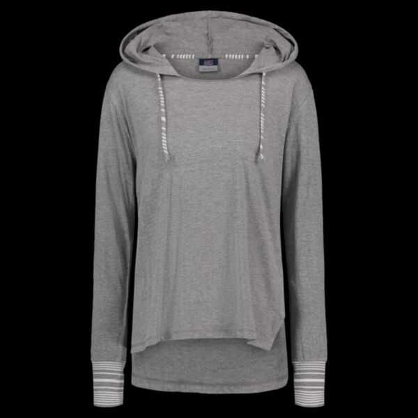 Women's Heathered Jersey Hooded Tunic Thumbnail