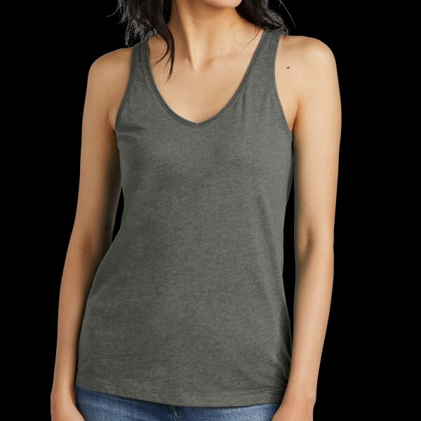 Women's Perfect Blend ® CVC V Neck Tank Thumbnail