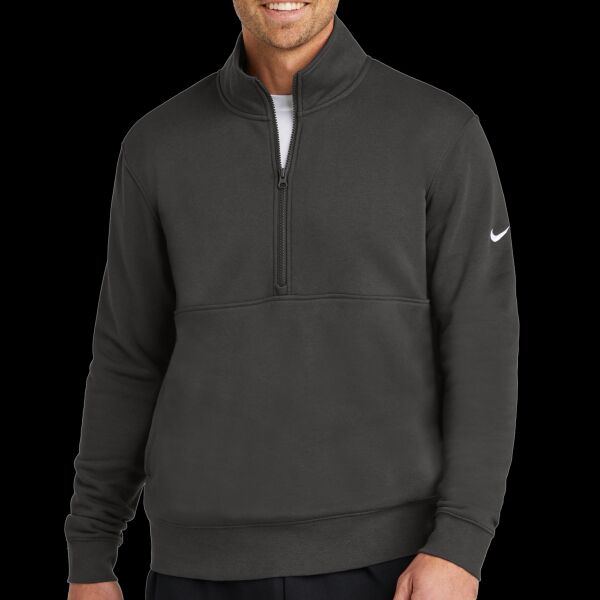 Club Fleece Sleeve Swoosh 1/2 Zip Thumbnail