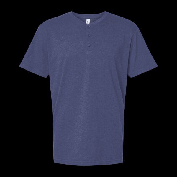 Unisex CVC Henley Tee Thumbnail