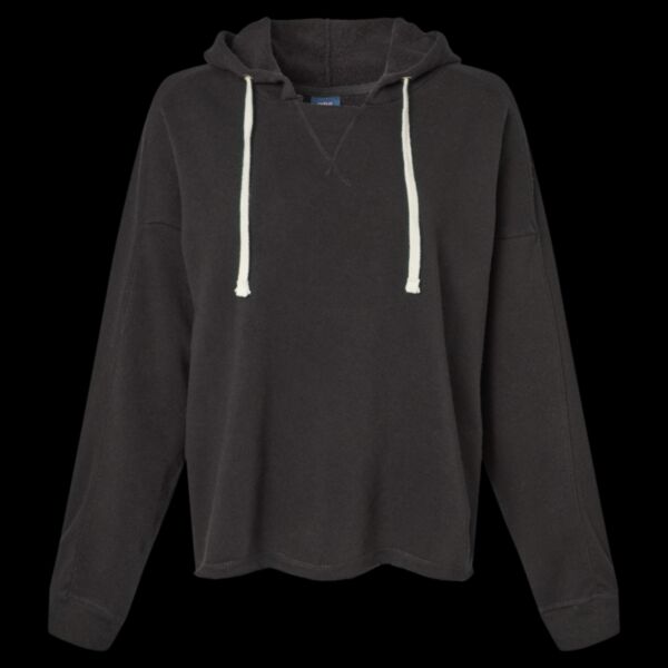 Women's Angel Fleece Crop Hooded Sweatshirt Thumbnail