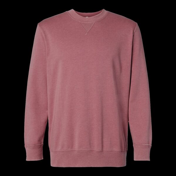 Unisex Vintage Wash Fleece Crewneck Sweatshirt Thumbnail