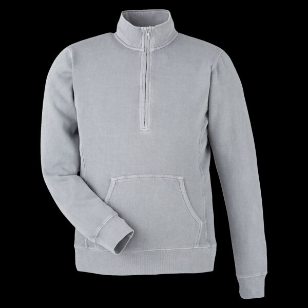 Unisex Pigment-Dyed Fleece Quarter-Zip Pullover Thumbnail