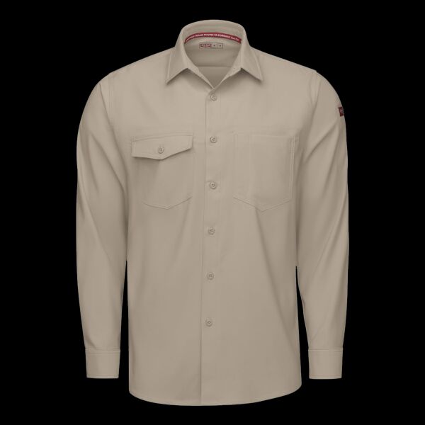 Men's Tall Cooling Long Sleeve Work Shirt Thumbnail