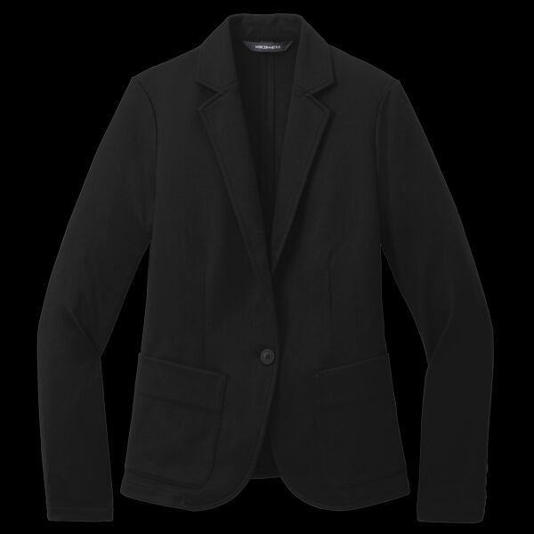 Women's Relaxed Knit Blazer Thumbnail