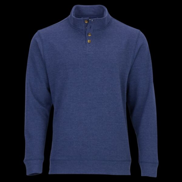 Men's French Terry Button Pullover Thumbnail