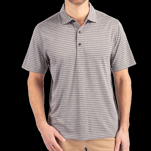 Cutter & Buck Forge Eco Heather Stripe Stretch Recycled Mens Big & Tall Polo Thumbnail