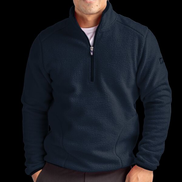 Cutter & Buck Cascade Eco Sherpa Fleece Mens Big & Tall Quarter Zip Jacket Thumbnail