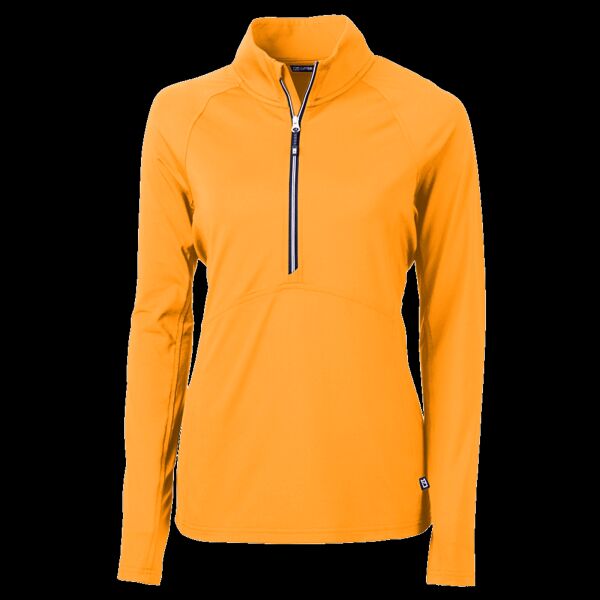 Cutter & Buck Adapt Eco Knit Stretch Recycled Womens Half Zip Pullover Thumbnail