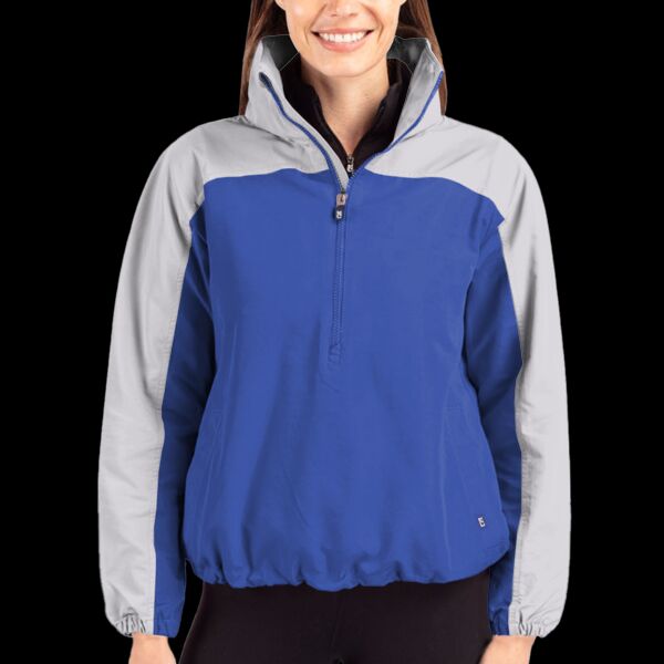 Cutter & Buck Charter Eco Recycled Womens Anorak Jacket Thumbnail
