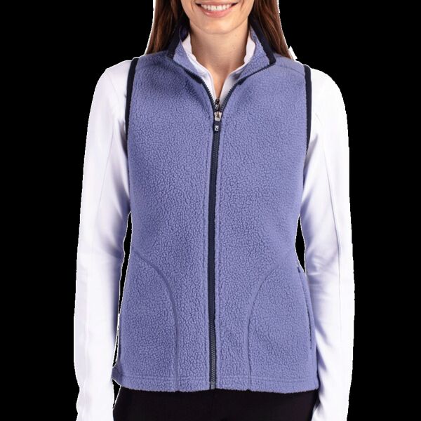 Cutter & Buck Cascade Eco Sherpa Fleece Womens Vest Thumbnail