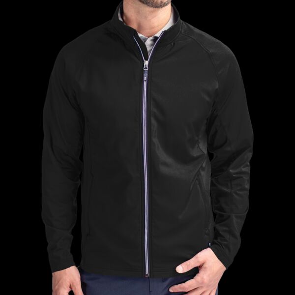 Cutter & Buck Adapt Eco Knit Hybrid Recycled Mens Full Zip Jacket Thumbnail
