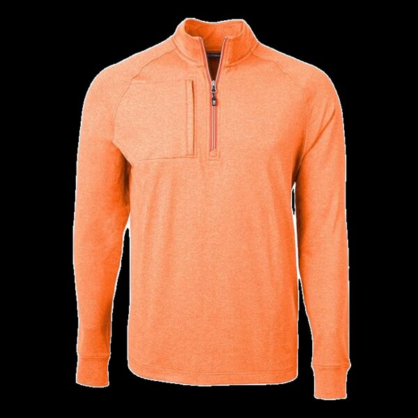 Cutter & Buck Adapt Eco Knit Heather Mens Quarter Zip Pullover Thumbnail