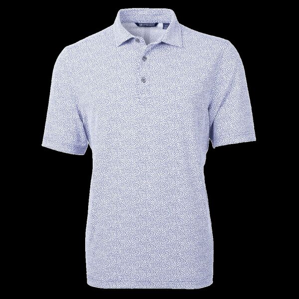 Cutter & Buck Virtue Eco Pique Botanical Print Recycled Mens Polo Thumbnail