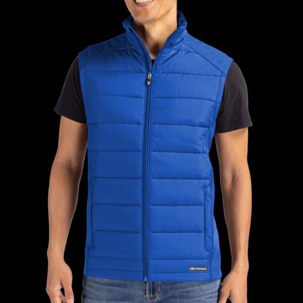 Cutter & Buck Evoke Hybrid Eco Softshell Recycled Mens Full Zip Vest Thumbnail