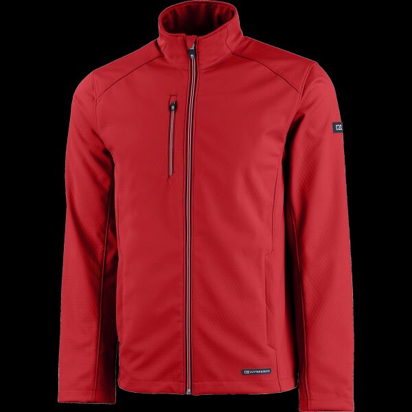 Cutter & Buck Evoke Eco Softshell Recycled Full Zip Mens Jacket Thumbnail