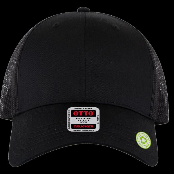 OTTO CAP 6 Panel Low Profile Mesh Back Trucker Hat Thumbnail