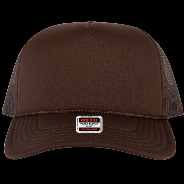 OTTO CAP 5 Panel High Crown Mesh Back Trucker Hat Thumbnail