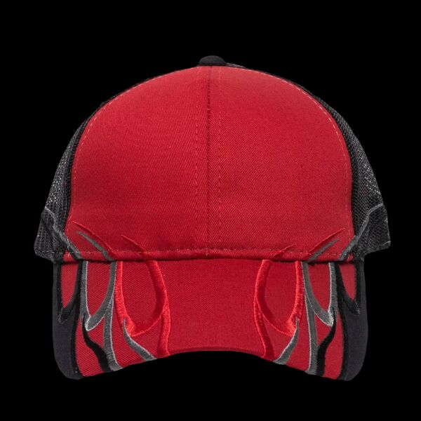 Racing W/Embroidered Wave Mesh Back Thumbnail