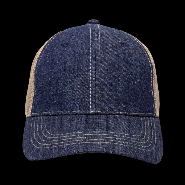 Heavy Washed Denim Mesh Back Thumbnail