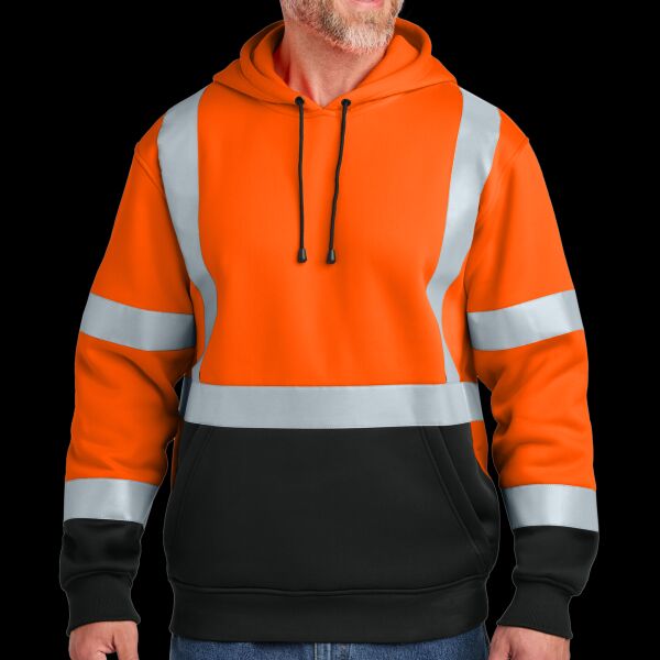 Ansi 107 Class 3 Heavy Duty Fleece Pullover Hoodie Thumbnail