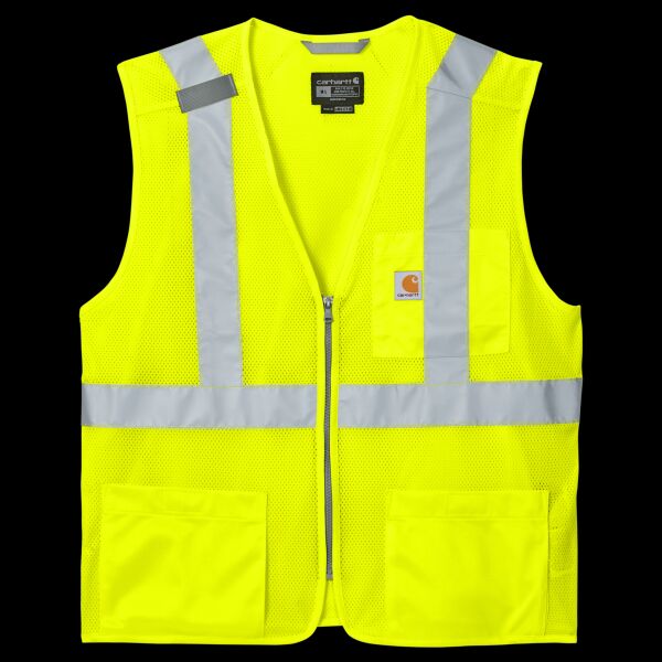Ansi Class 2 Mesh Zip Front Vest Thumbnail
