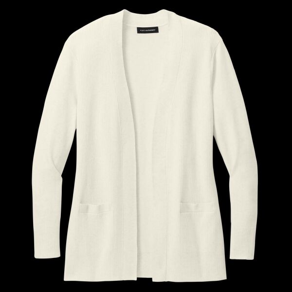 Women's Easy Care Open Front Cardigan Sweater Thumbnail