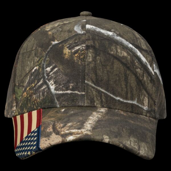 Camo Woven USA Flag Cap Thumbnail