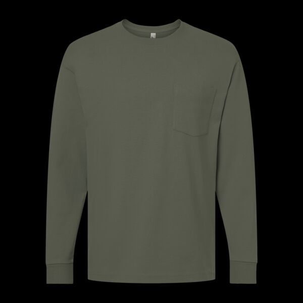 Unisex Super Heavyweight Long Sleeve Pocket Tee Thumbnail