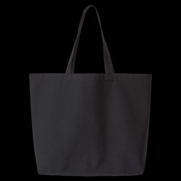 Jumbo Recycled Midweight Gusseted Canvas Tote Thumbnail
