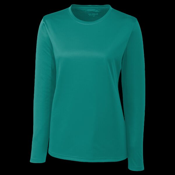 Clique Spin Eco Performance Long Sleeve Womens Tee Shirt Thumbnail