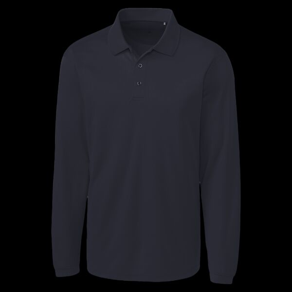 Clique Ice Pique Mens Long Sleeve Tech Polo Thumbnail