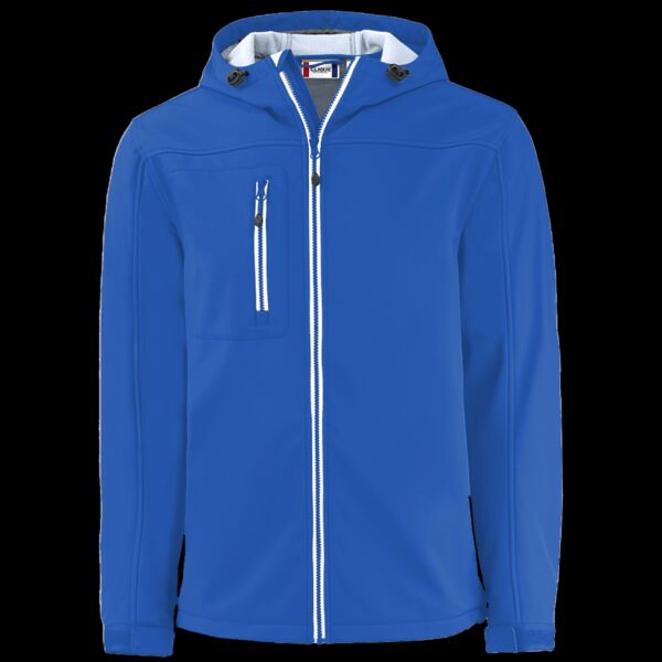 Clique Telemark Eco Stretch Softshell Full Zip Mens Hooded Jacket Thumbnail