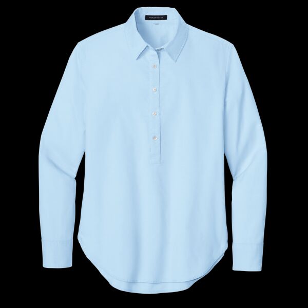 Women's Long Sleeve Modern Oxford Shirt Thumbnail