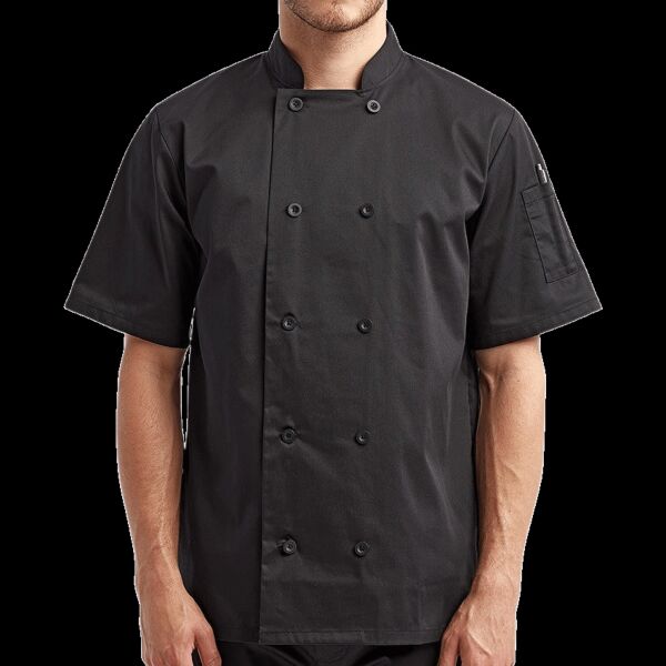 Unisex Short Sleeve Recycled Chef Coat Thumbnail