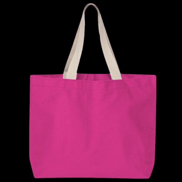USA Made Cotton Canvas Jumbo Tote Bag Thumbnail