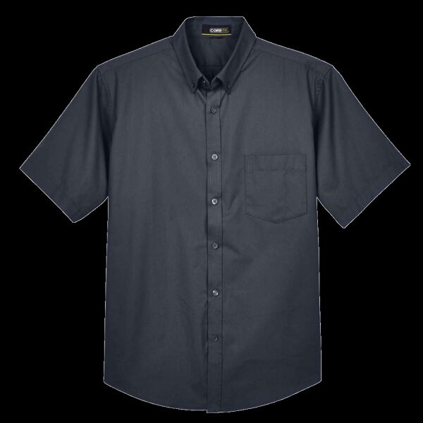 Men's Optimum Short Sleeve Twill Dress Shirt Thumbnail